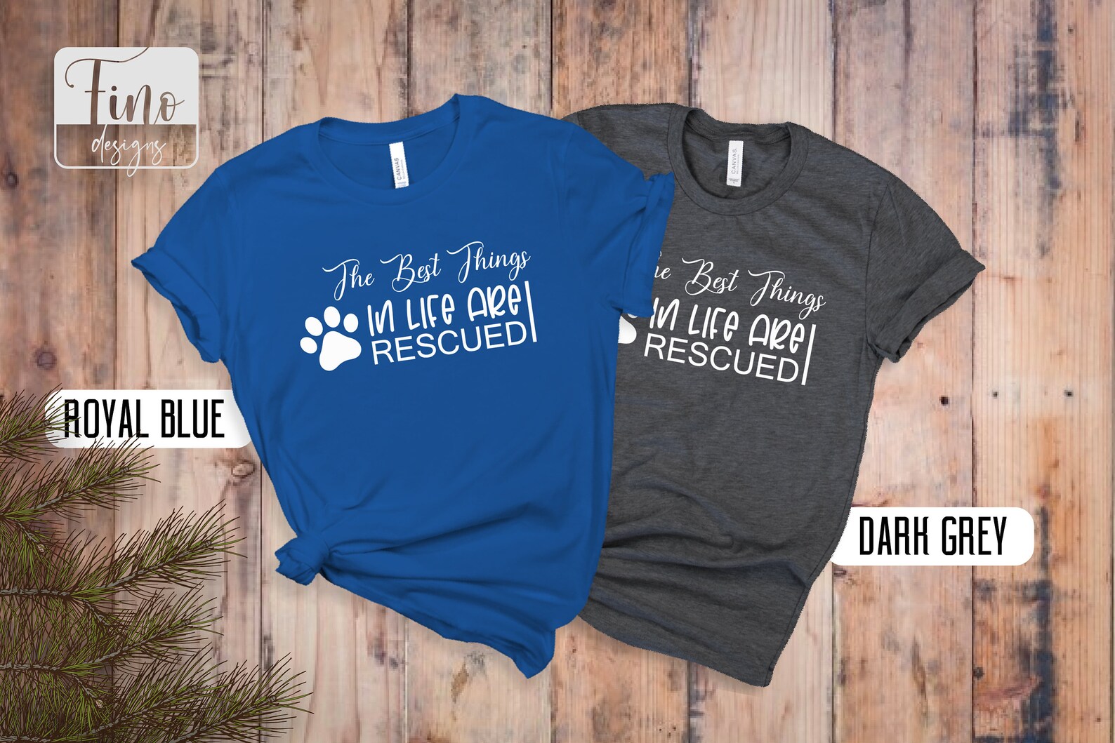 Dog Rescue Shirt Animal Rescue Shirt Rescue Dog Tshirt Paw Etsy
