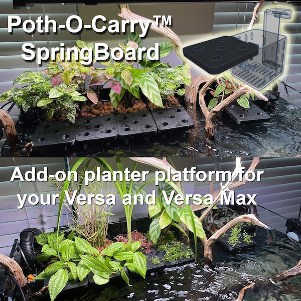 Poth-O-Carry® SpringBoard: Add-on planter platform for your Versa and Versa Max