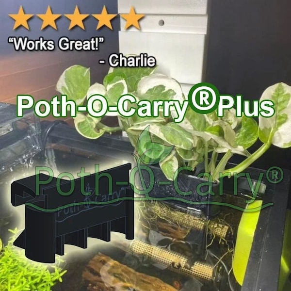 Poth-O-Carry® Plus: Pothos Holder with Open Face Technology for Easy Propagation