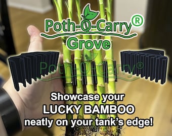 Poth-O-Carry® Grove: Bamboo wall for the rim of your aquarium