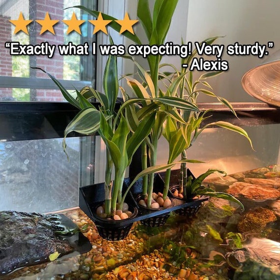 Poth-O-Carry® Triptych - 3 x 2" net pot holder for your aquarium