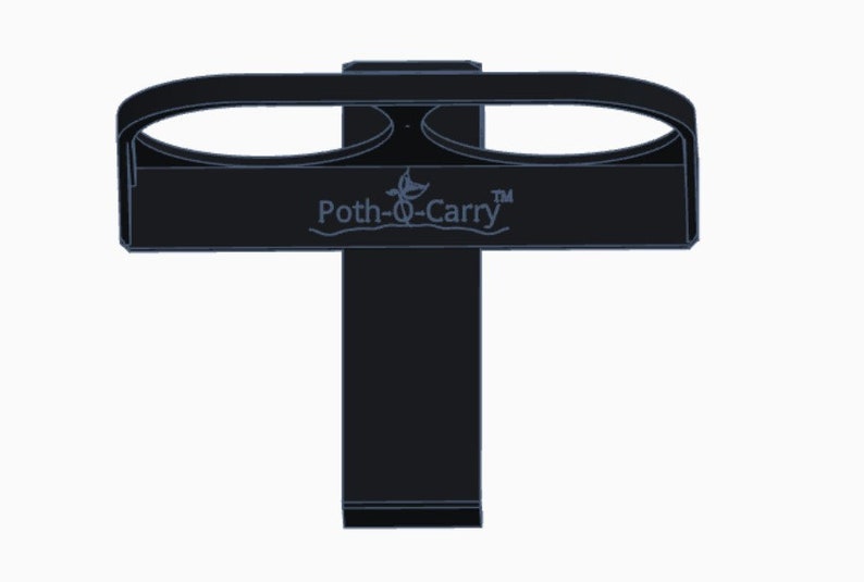 May include: Black metal double cup holder with the text "Poth-O-Carry" and a trademark symbol.