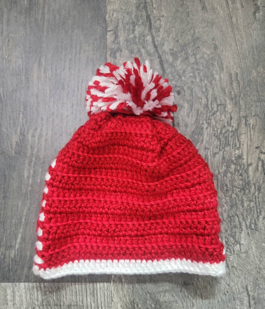 Baby Toboggan With Pom-pom Crochet 