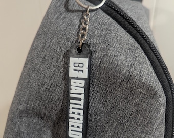 LLAVERO de Battlefield 6, BF6, Táctico, Juegos, Negro, Videojuegos, FPS, Mochila, BF6