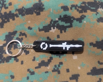 LLAVERO de Battlefield 6, BF6, Táctico, Juegos, Negro, Videojuegos, FPS, Mochila, BF6