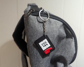 LLAVERO de Battlefield 6, BF6, Táctico, Juegos, Negro, Videojuegos, FPS, Mochila, BF6