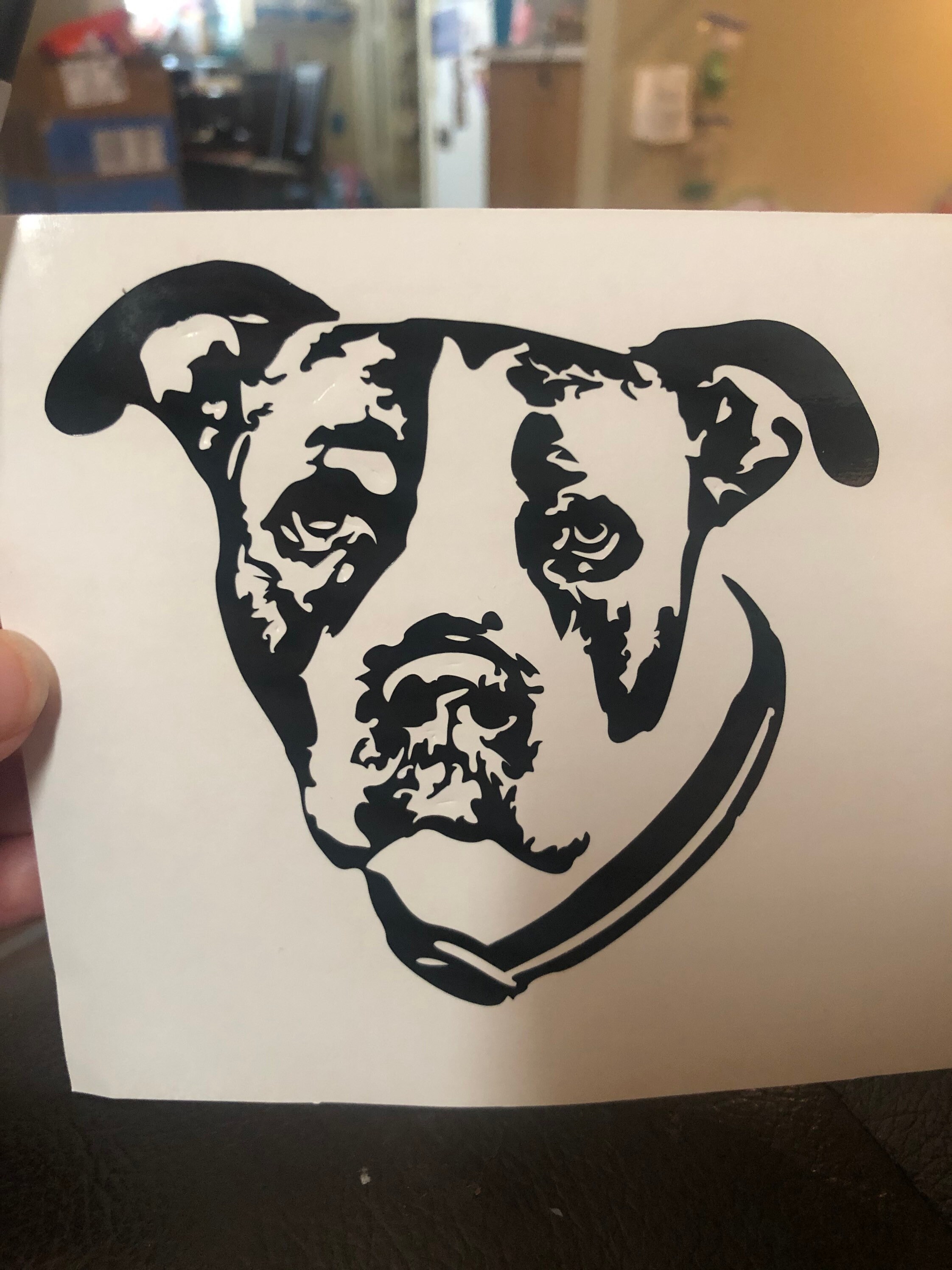 Custom Dog Decal Etsy