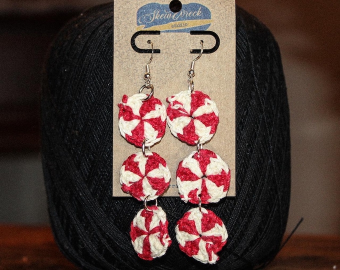 Peppermint Lane Drop Earrings