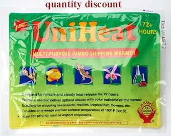 Uniheat 72+ hour heat pack (ADD-ON ITEM, don't order this unless you placed a plant order)