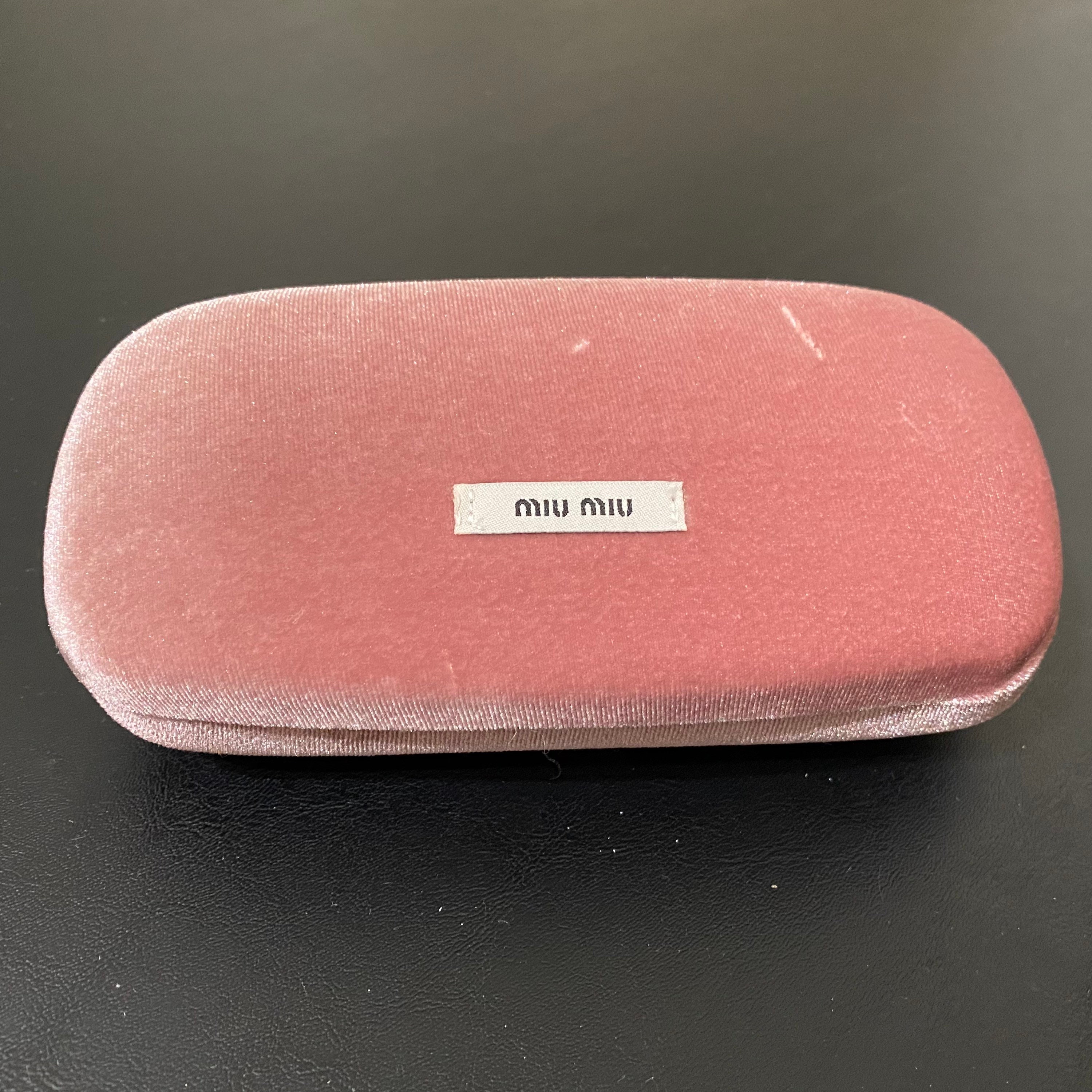 Miu Miu Sunglass Case Limited Edition - Etsy Miu Miu Sunglass Case Limited Edition - Etsy