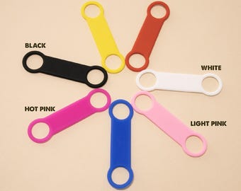 Silent Silicone Dog Tag Holder: Slide-On Collar Attachment