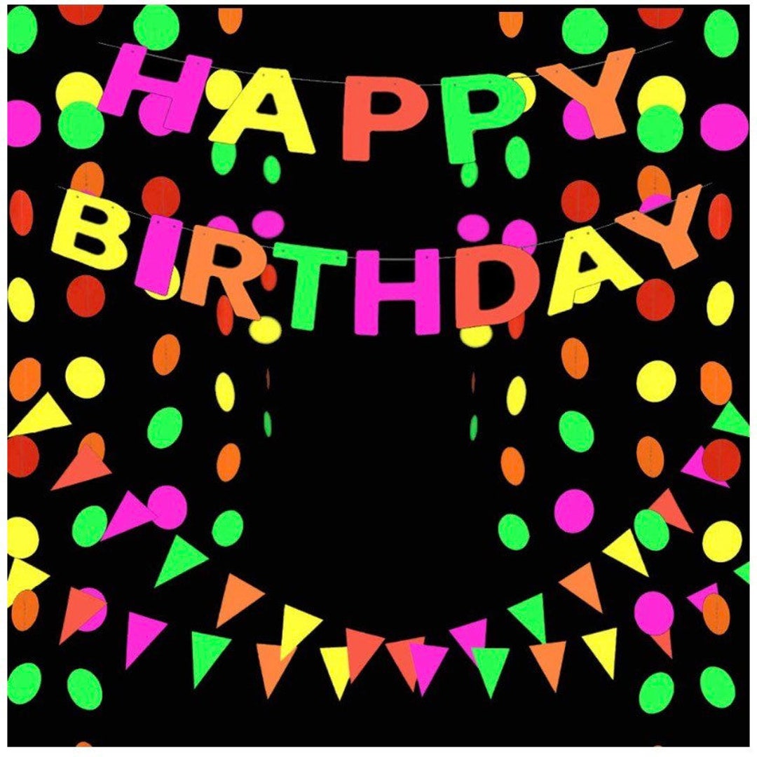 Happy Birthday Decoration Etsy