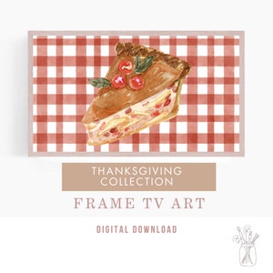 Thanksgiving Pie Fall Frame TV Art (SINGLE)
