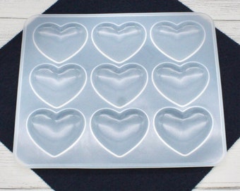 Heart Keyring Mould, Silicone Mould, Mold, Resin Mold, Jewellery Making, Keyring Making, Craft Supplies, Resin Craft, Resin Keyring Mold