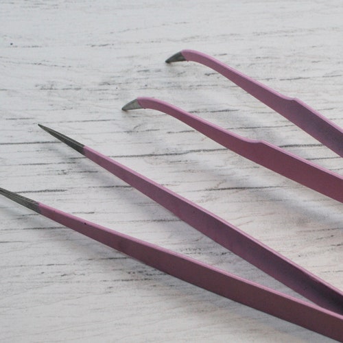 Inspirations Purple Paper Scrapbooking Art and Craft Tweezers Tool 