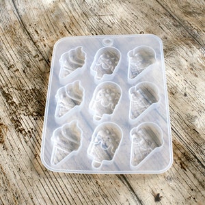 Kootek 4 Set Silicone Ice Cube Trays with Lids BPA Free Large Square