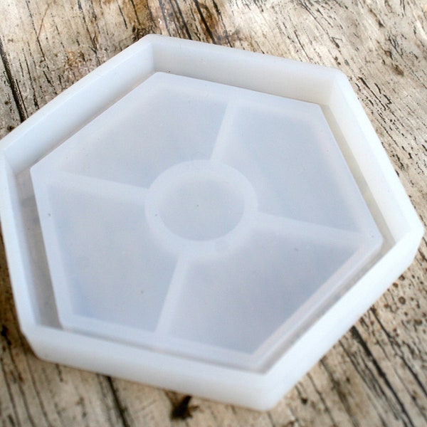 QWORK® Lot De 8 Moules Ronds Et Carrés En Silicone Pour Dessous De