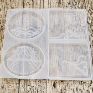 Irregular Coaster Mould, Coaster Silicone Mould, Resin Mould,  Coasters, Coaster Art, Resin Making, Silicone Mold, Silicone Mould, Resin