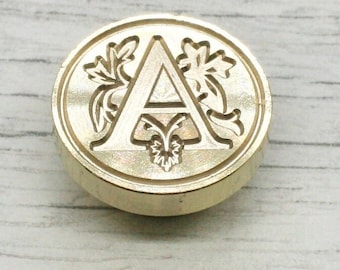 Letter A Metal Wax Stamp Head, Wax Seal Head to attach to your handle, Wax seal Supplies, Seal for envelopesCraft Supplies