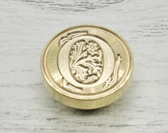Letter O Metal Wax Stamp Head, Wax Seal Head to attach to your handle, Wax seal Supplies, Seal for envelopesCraft Supplies