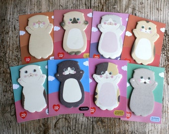 Cat Sticky Notes Etsy