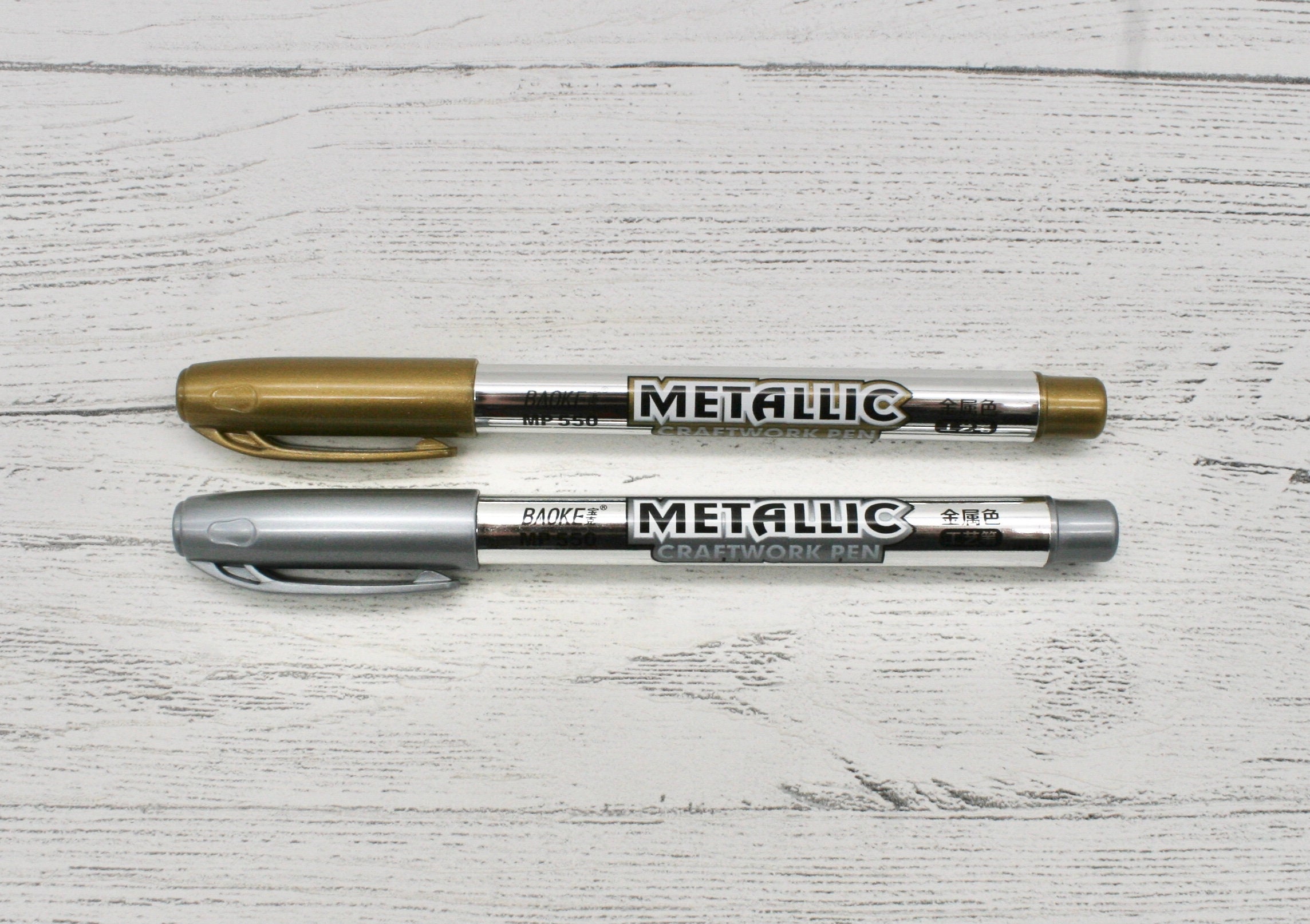 Corianne's Metall Food Markers Pens - Gold, Silver, Bronze, fda