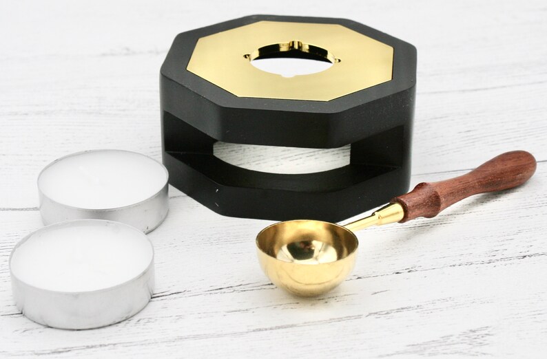 Octagon Wax Seal Melting Furnace and Spoon Wax Seal Furnace Etsy