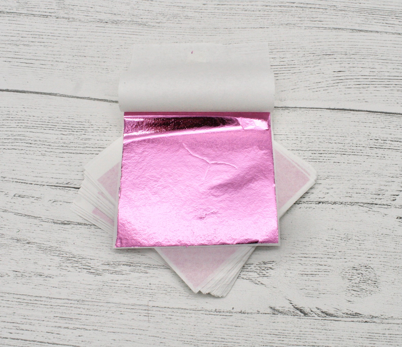 Pink Leaf Foil Paper Sheets for Crafts Resin Scrapbooking Etsy