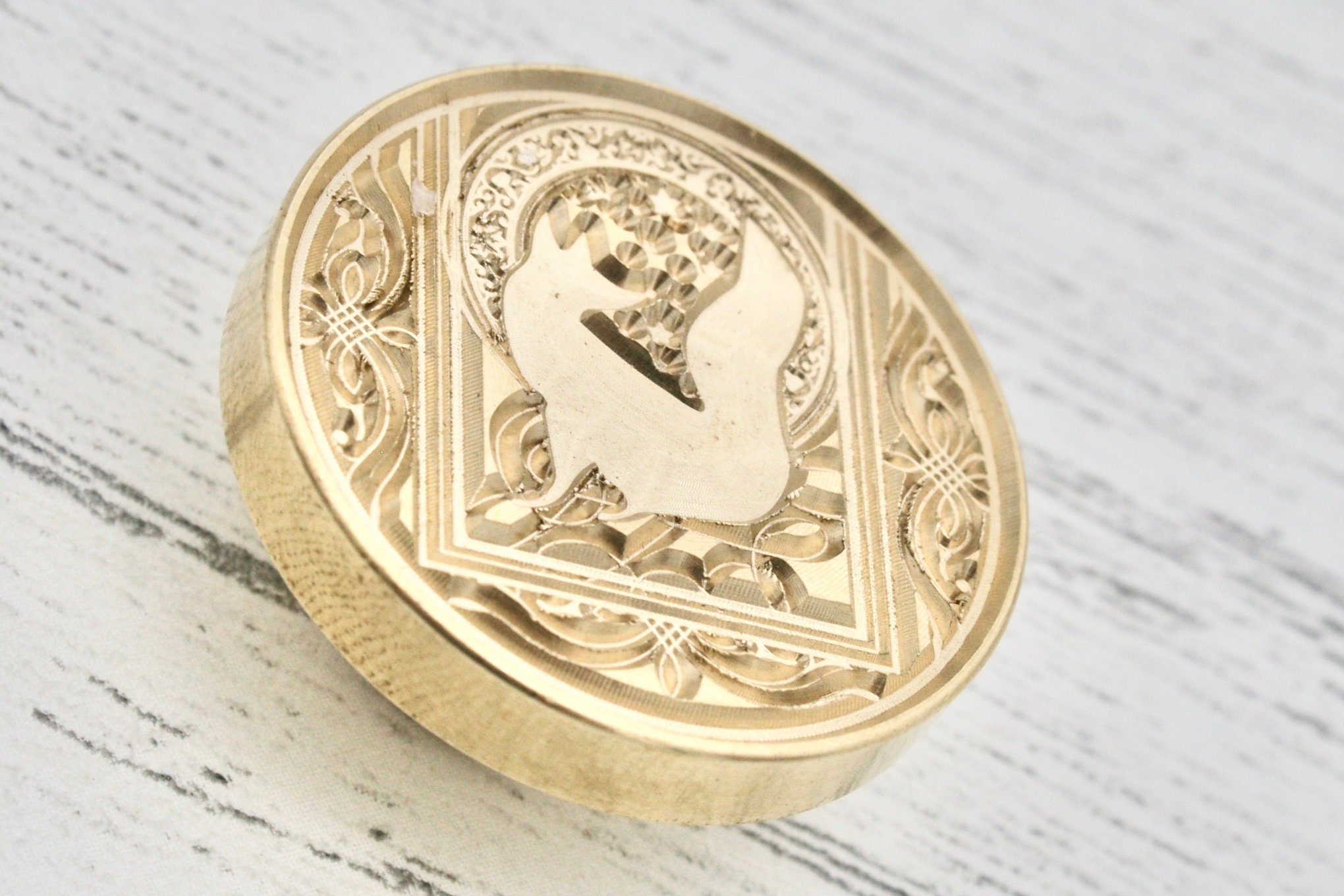 CRASPIRE Wax Seal Stamp Head Owl Removable Sealing Brass Stamp Head Only Replacement Brass Head For Creative Gift Envelopes Invitations Cards Decoration