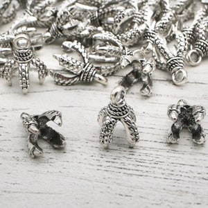 10 x Silver Claw Charms, Jewellery Making, Bracelet Charms, Pendant Charms, Claw Charm, Metal Charms