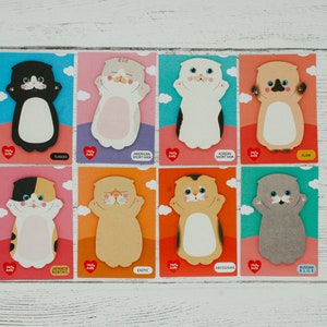 Kitten Sticky Notes, Sticky Pad Notes, Note Pad, Planner Notes, Memo Pad, Planning Notes, Stationery