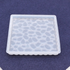 Druzy Square Coaster Mould, Crystal Effect Coaster Silicone Mould, Resin Art, Craft Supplies, Resin Crafts, Silicone, Make your own coaster