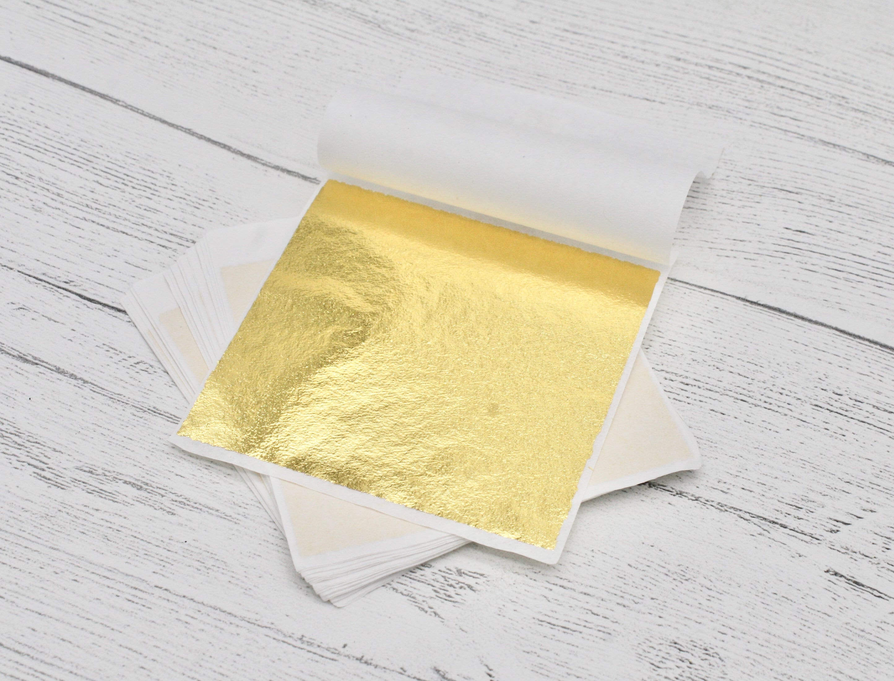 Antique Gold Leaf Foil Sheets for Crafts, Scrapbooking, Gilding, Framing,  Nail Art, Thin Foil Sheets, Craft Supplies, Gold Leaf Sheets 