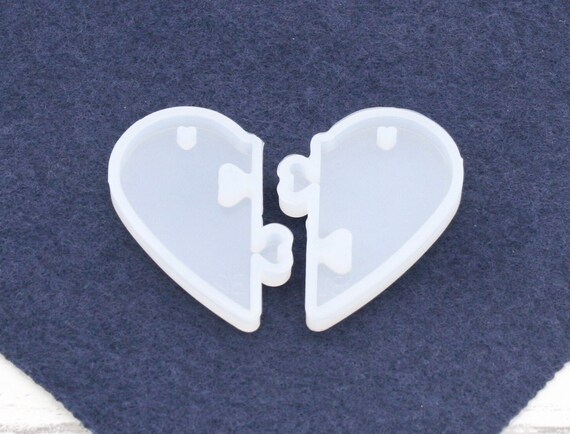 Silicone Heart Mold Heart-shaped Silicone Resin Mold For Diy Photo Frame Crafts Picture Frame Resin Mold