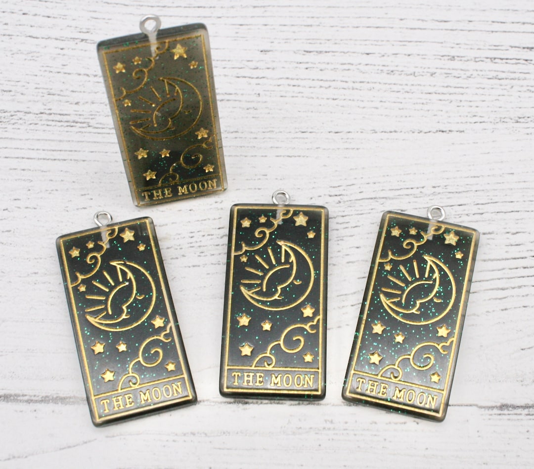 40 Ciondoli Tarocchi In Lega Tibetana - Argento Dorato E Antico, Foro 2mm, Per Gioielli Fai-da-te - Foto 9