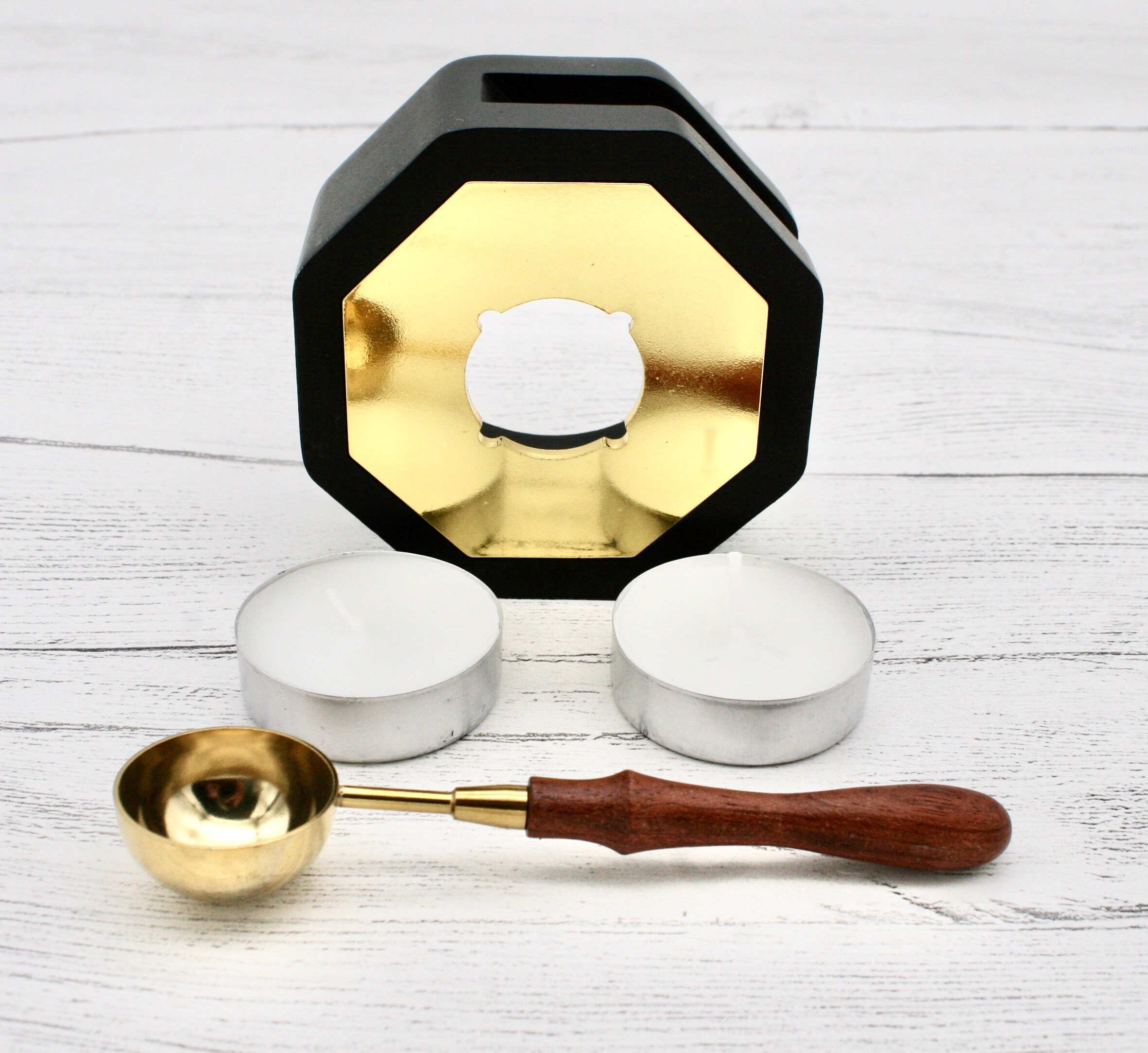 Octagon Wax Seal Melting Furnace and Spoon Wax Seal Furnace Etsy UK