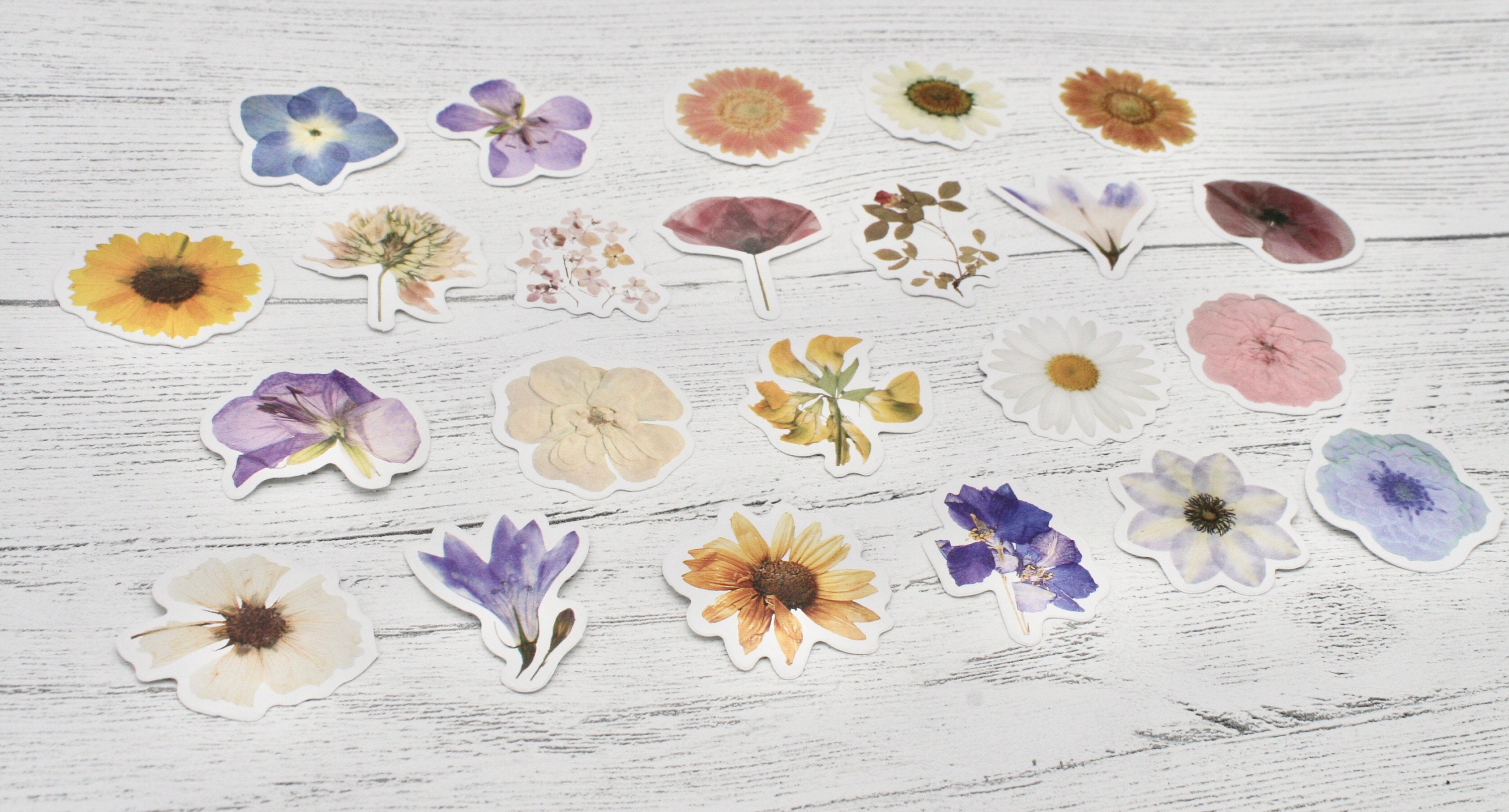 Flower Stickers 3/4 10/Sheets – Skool Krafts