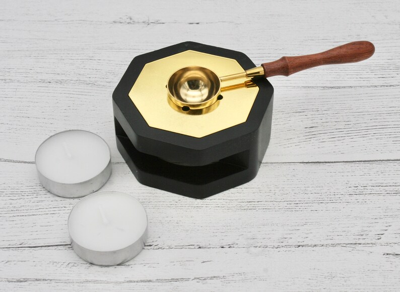 Octagon Wax Seal Melting Furnace and Spoon Wax Seal Furnace Etsy