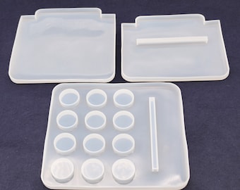 Nail Polish Stand Silicone Mould, Essential Oil Stand Silicone Mould, Storage Stand Silicone Mould, Use with Jesmonite and Resin