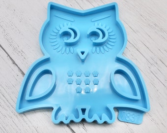 Owl Silicone Coaster Mould, Owl Resin Art, Craft Supplies, Resin Crafts, Silicone, Make your own Coaster