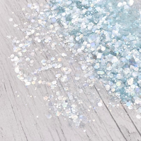 12 pcs set Light blue Sequins Chunky glitter for Resin Epoxy crafts and  nail art