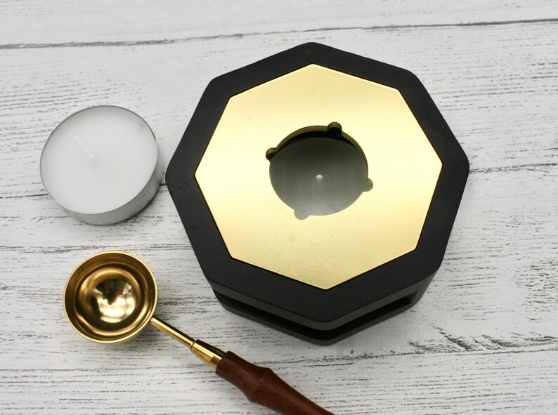 Octagon Wax Seal Melting Furnace and Spoon Wax Seal Furnace Etsy