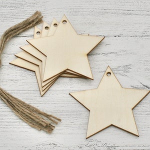 5 x Decoraciones de estrellas cortadas con láser, artesanías navideñas, espacios en blanco de resina, decoraciones navideñas, suministros de artesanía, adorno colgante de estrella de Navidad