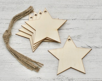 5 x Decoraciones de estrellas cortadas con láser, artesanías navideñas, espacios en blanco de resina, decoraciones navideñas, suministros de artesanía, adorno colgante de estrella de Navidad