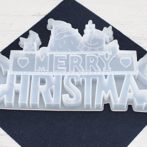 Christmas House Silicone Mold Etsy