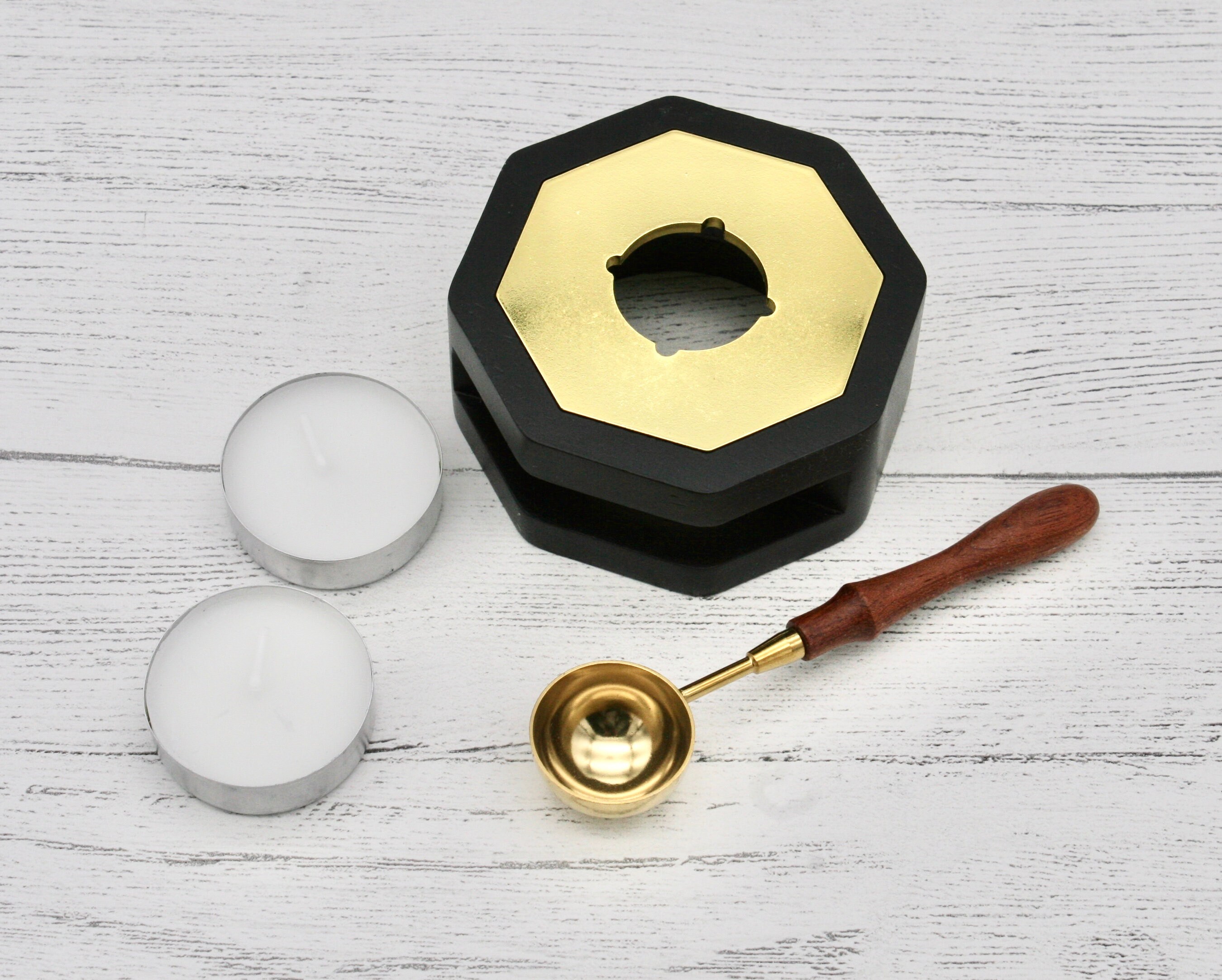 Octagon Wax Seal Melting Furnace and Spoon Wax Seal Furnace Etsy UK