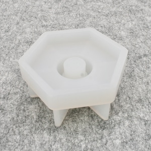 Candle Holder Silicone Mould, Candle Holder Mould, Silicone Mould, Resin Craft, Craft Supplies, Jesmonite Candle Holder Mould, Jesmonite Art