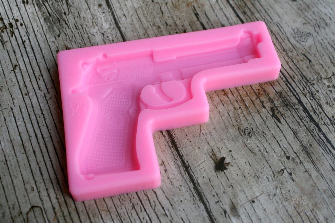 Silicone Gun Mould Pistol Mould Silicone Mold Mold Resin Etsy