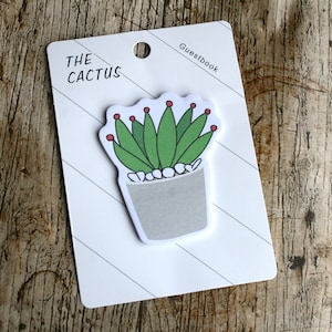 Cactus Sticky Notes, Sticky Pad Notes, Note Pad, Planner Notes, Memo Pad, Planning Notes, Cancelleria