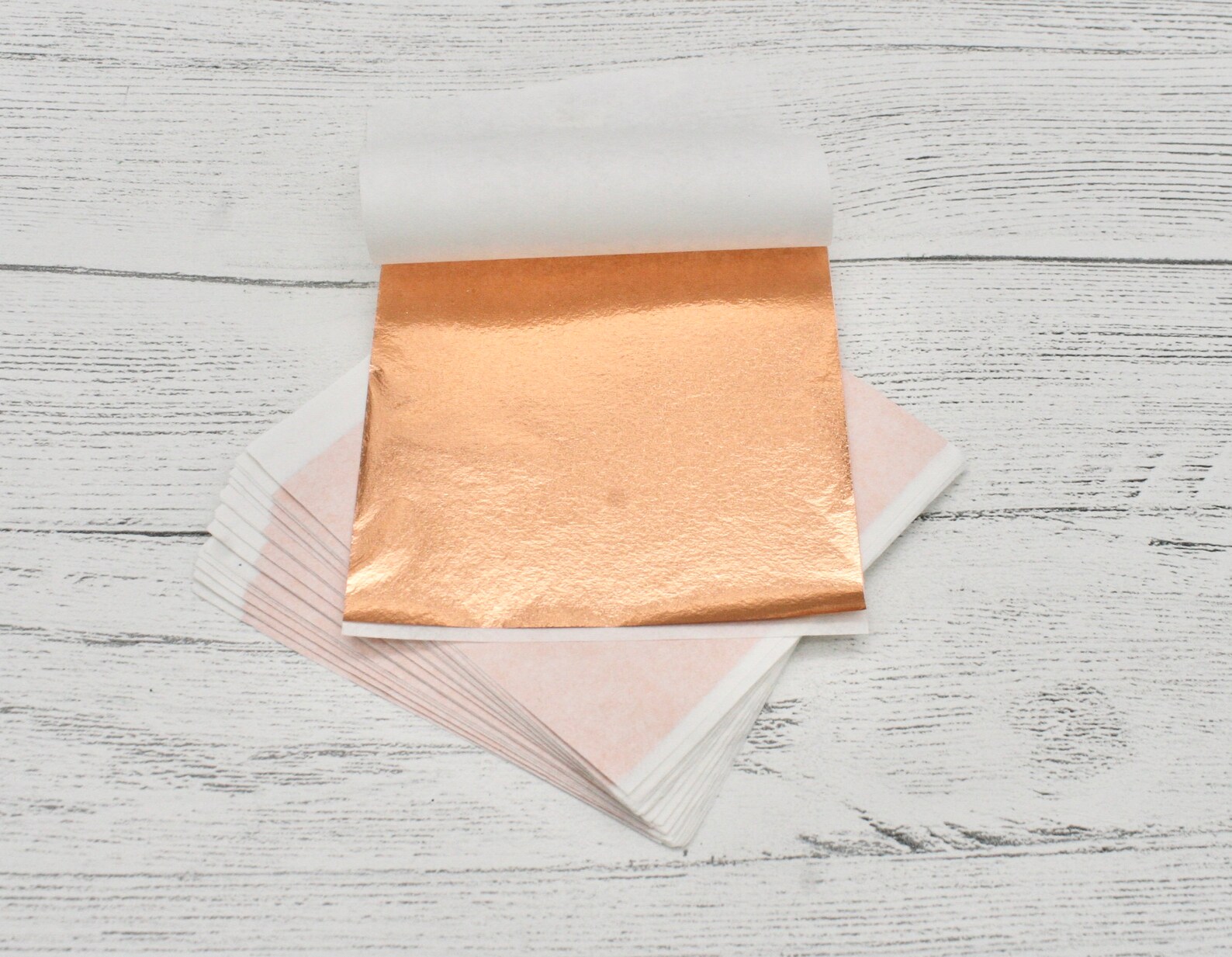 Copper Leaf Foil Sheets Resin Crafts Scrapbooking Gilding Etsy Canada